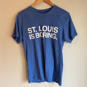 Unisex‎ St. Louis Is Boring Chicago Cubs Shirt Size Small